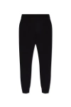 Dsquared2 Black Technical Wool Joggers