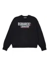 Dsquared2 Cotton Sweatshirt In Black