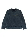 Dsquared2 Cotton Sweatshirt In Blue