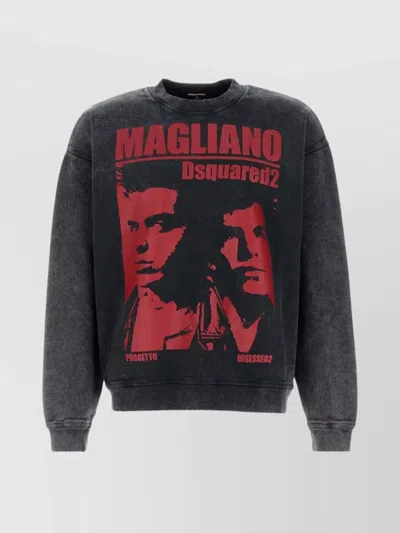 DSQUARED2 COTTON SWEATSHIRT COLLABORATION MAGLIANO