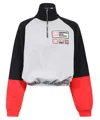 Dsquared2 D2 Athletic Panelled Sweatshirt In Grey
