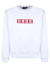Dsquared2 Cotton Sweatshirt In White