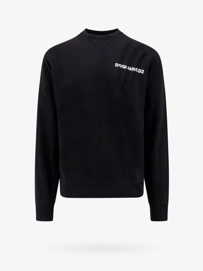 DSQUARED2 COTTON SWEATSHIRT WITH DSQUARED PRINT