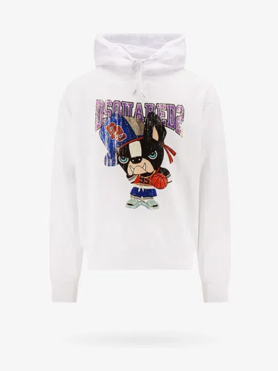 Dsquared2 Cotton Sweatshirt With Frontal Print