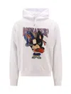 Dsquared2 Ciro Logo Printed Cotton Hoodie In White
