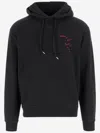Dsquared2 Drawstring Hood Cotton Sweatshirt