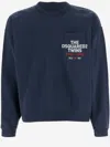 Dsquared2 Cotton Sweatshirt With Logo In Blue