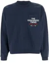 Dsquared2 Cotton Sweatshirt With Logo In Blue