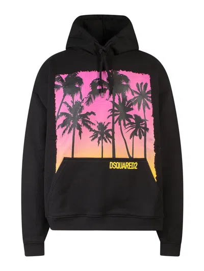 DSQUARED2 SUDADERA - NEGRO