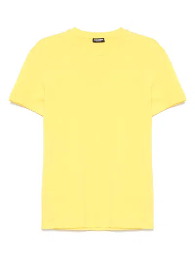 Dsquared2 Cotton T-shirt In Yellow
