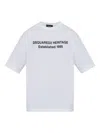 Dsquared2 Logo Printed Crewneck T-shirt In White