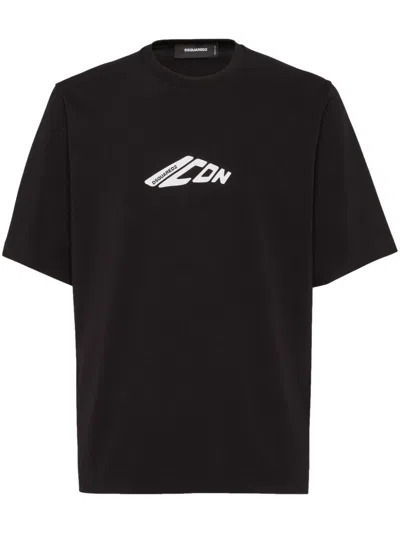 Dsquared2 Cotton T-shirt In Black