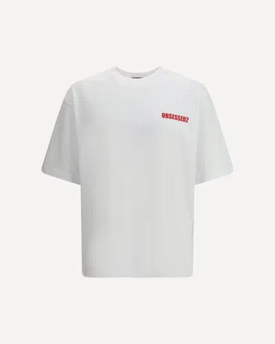 Dsquared2 Short Sleeve T-shirt In White