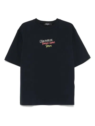 Dsquared2 Cotton T-shirt In Black