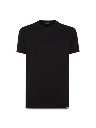 Dsquared2 Dsquared Men Cotton T-shirt In Black