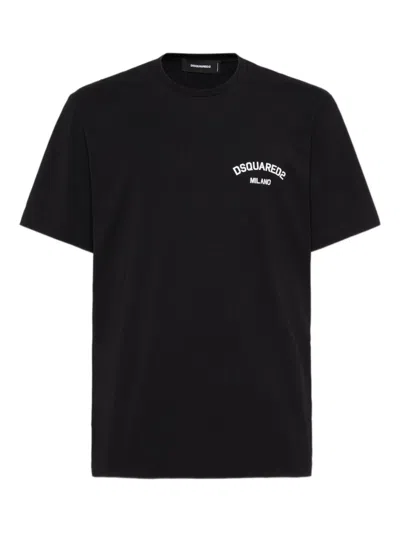 Dsquared2 Cotton T-shirt In Black