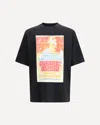 Dsquared2 Black Regular Graphic T-shirt In Multi