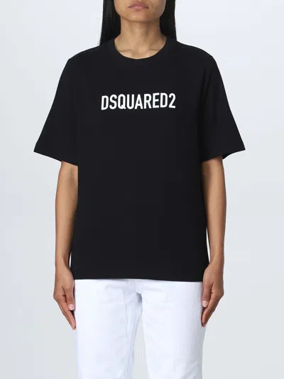 Dsquared2 Cotton T-shirt In Black