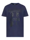 Dsquared2 Short-sleeved T-shirt In Blue