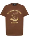 Dsquared2 Cotton T-shirt In Brown