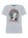 Dsquared2 Graphic Printed Crewneck T-shirt In Gray