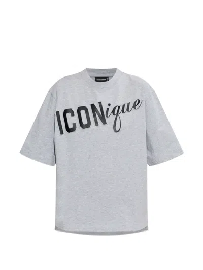 Dsquared2 Cotton T-shirt In Gray