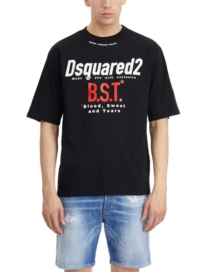 DSQUARED2 DSQUARED2 COTTON T-SHIRT LOOSE FIT