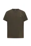 Dsquared2 Logo-plaque Cotton T-shirt In Military Green