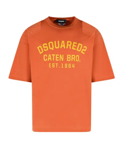 DSQUARED2 DSQUARED2 LOGO-PRINT CREWNECK T-SHIRT