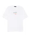 Dsquared2 White T Shirt With Round Neck And Embroidered Logo On The Front In Cotton Woman In White