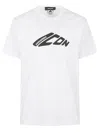 Dsquared2 Cotton Crew Neck T-shirt With Short Sleeves In Regular Fit In White