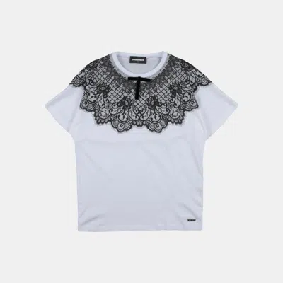 Pre-owned Dsquared2 Cotton T-shirt In White
