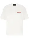 Dsquared2 Graphic Print Cotton T-shirt In White