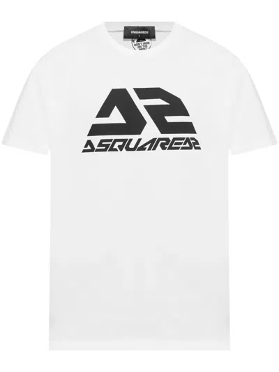 Dsquared2 Cotton T Shirt In White