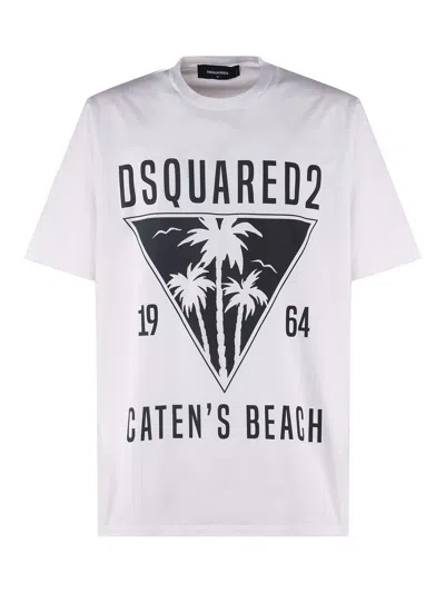 DSQUARED2 CAMISETA - BLANCO