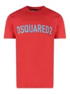 Dsquared2 Man T-shirt Red Size Xl Cotton In Red