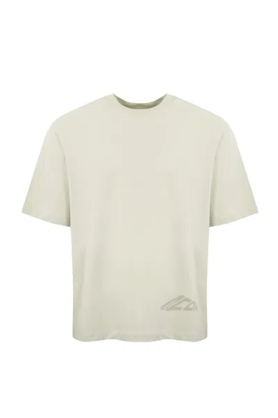 Dsquared2 Cotton T-shirt With Icon Print In Crema