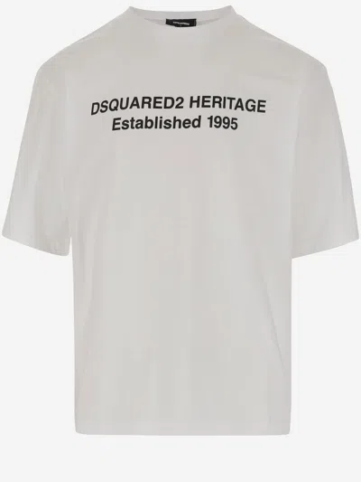 DSQUARED2 COTTON T-SHIRT WITH LOGO