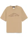 Dsquared2 Cotton T-shirt With Logo In Beige