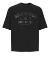 Dsquared2 Physical Education Crew Neck Graphic T-shirt In Black