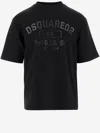 Dsquared2 Physical Education Crew Neck Graphic T-shirt In Black