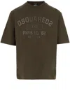 Dsquared2 Cotton T-shirt In Green