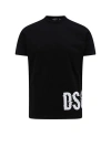 DSQUARED2 COTTON T-SHIRT WITH LOGO PRINT