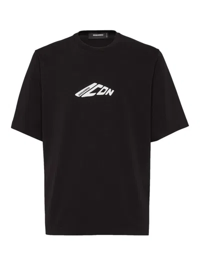 DSQUARED2 CAMISETA - NEGRO