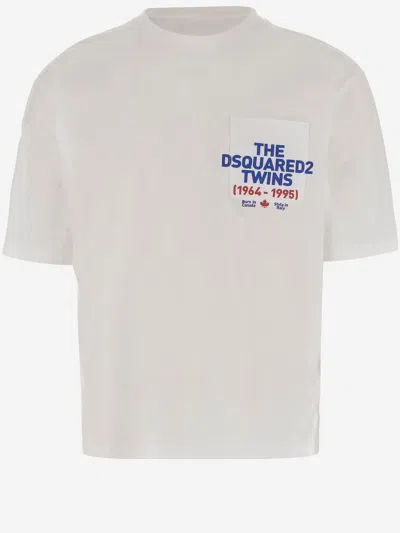 DSQUARED2 COTTON T-SHIRT WITH LOGO