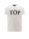 DSQUARED2 COTTON T-SHIRT WITH PRINT ON THE FRONT