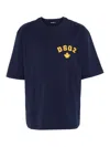 DSQUARED2 COTTON T-SHIRT WITH PRINTED LOGO