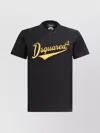 Dsquared2 Cotton T-shirt With Ribbed Crew Neck