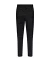 Dsquared2 Cotton Tailored Straight-leg Trousers In Black