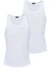 Dsquared2 Stretch-cotton Tank Top In White